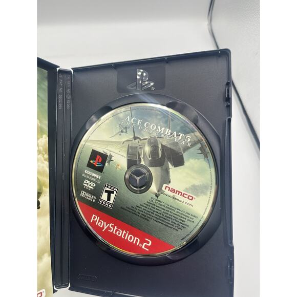 Ace Combat 5 The Unsung War PlayStation 2 PS2 CIB Complete! - Picture 6 of 9